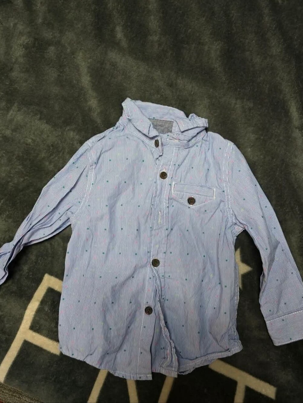 Cat & Jack Button Up Long Sleeve